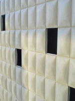 Convex Tiles 6x12 created per spec by the project architect